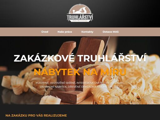 zakázková truhlářská výroba na míru. dřevěný nábytek, kuchyně, ložnice, dveře, dřevostavby, zahradní nábytek a mnoho dalšího.