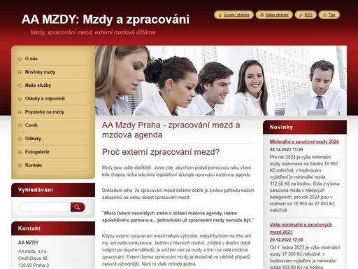 kompletní zpracování mezd a platů (mzdy, personalistika, pracovní právo, smlouvy na mzdy, statistiky, komunikace s úřady) nejen pro prahu a okolí. tel: 777 20 50 20.