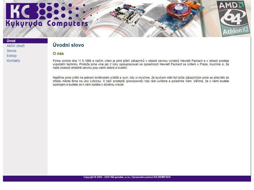 kamenný obchod hardware software