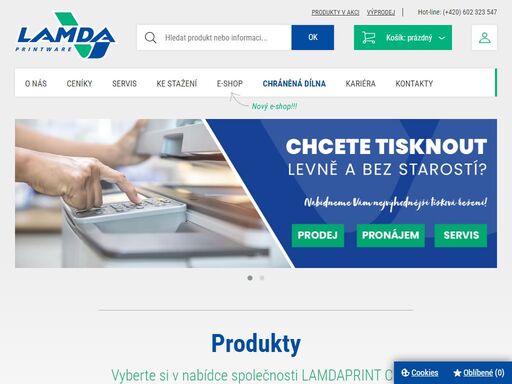 kvalita přímo od výrobce. originální, kompatibilní i renovované tonery, cartridge, náplně a inkousty. dodání 24h. komplexní řešení tisku, včetně pronájmu tiskáren.
