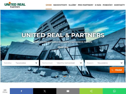 každý den stovky nových nemovitostí, reality. nemovitosti na prodej či pronájem v každém místě. přehledný katalog realit.
