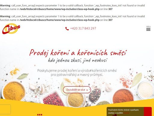 česká výroba a prodej koření od společnosti cibus s.r.o. vlašim. provádíme míchání a balení kořenících směsí, které dávají pokrmům správnou chuť.