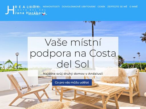 česká podpora na costa del sol | najděte druhý domov v andalusii | on-line konzultace | správa nemovitostí | podpora na místě