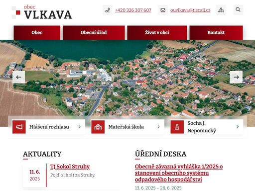 obec vlkava