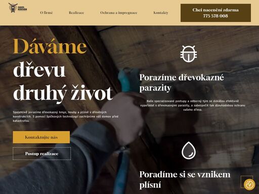 naše renovační nátěry a sanace dřeva prodlouží životnost starých konstrukcí. david kocián – ochrana dřeva a impregnace šumperk zachrání vaši stavbu.