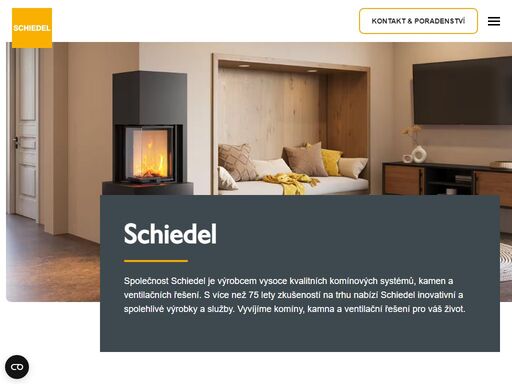společnost schiedel je lídrem v oblasti energeticky účinných komínů, integrovaných kamen a ventilačních systémů. s více než 75 lety zkušeností!