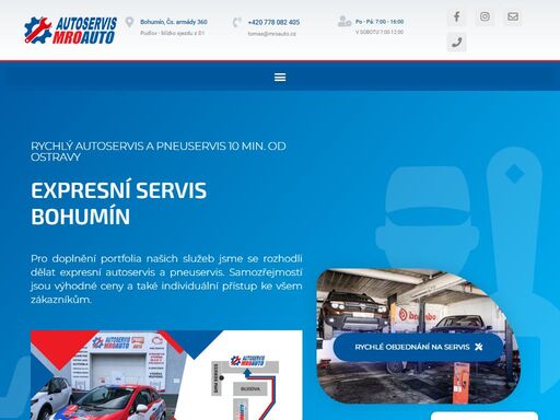 expresní autoservis a pneuservis v bohumíně. provádíme opravy většiny typů automobilů za výborné ceny a v krátkém termínu.