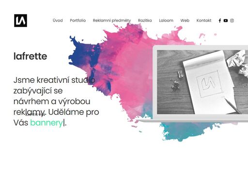 jsme kreativní studio zabývající se návrhem a výrobou reklamy. tvoříme mezi vámi a vašimi zákazníky vizuální komunikaci. od samolepek až po nový web.