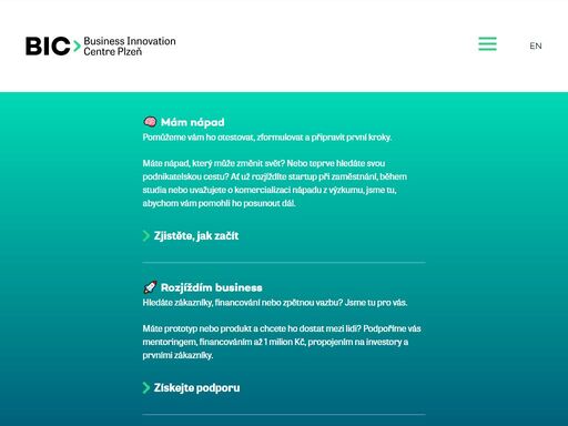 pomoc a poradenství při získávání dotací, podnikatelské plány, prostory, podpora podnikání a inovací. podporujeme firmy, start-upy, spolupracujeme s univerzitami.