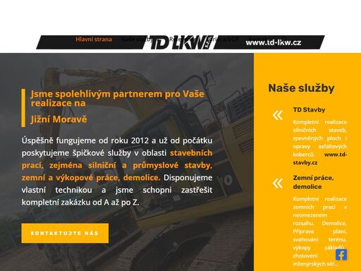 zemní práce, výkopové práce, demolice, inženýrské sítě, oprava, opravy, silniční stavby, živice, průmyslové stavby, stavba, výstavba,rekonstrukce, vodovody, kanalizace, výstavby budov, opěrné zdi, brno, hustopeče, břeclav, hodonín, jižní morava, td-stavby, mechanizace, finišer, finiser, bagr, bagry, stavebnictví
