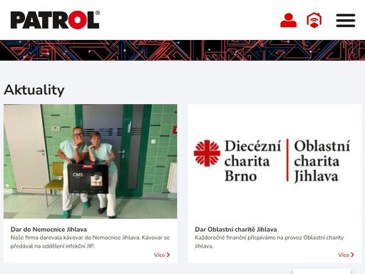 společnost patrol group s.r.o. zajišťuje elektronické požární systémy, pulty centralizované ochrany, systémy pzts, systémy cctv a další.