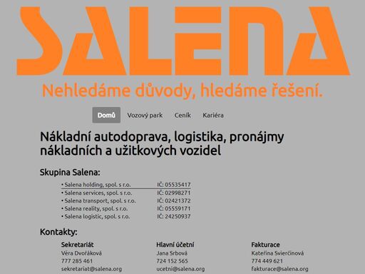 provozujeme malou a velkou nákladní autodopravu. disponujeme 15 dodávkovými vozy peugeot boxer a renault master a 15 nákladními vozy s celkovou tonáží 12 - 18 tun.
