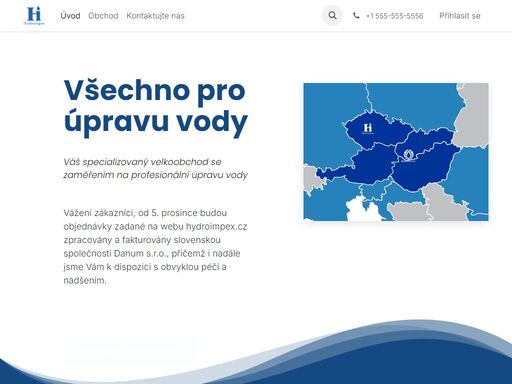 společnost hydroimpex je úzce zaměřená na profesionální prodej produktů pro úpravu vody velkoobchodním partnerům.