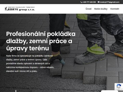 nabízíme kvalitní pokládku zámkové dlažby, zemní práce, úpravy terénu a stavbu oplocení. zajišťujeme také kontejnerovou dopravu.