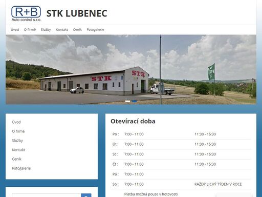 stanice technické kontroly a stanice měření emisí v lubenci