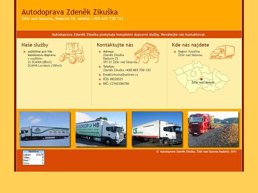 autodoprava zikuška, region vysočina