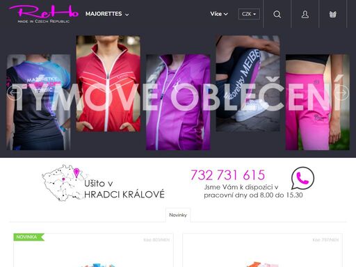 jsme česká rodinná firma, která je vhodnou alternativou pro všechny ty, kteří upřednostňují kvalitu, pohodlí a originální design, který vzniká výhradně v česku.

reho je nový český trend v oblasti sportu a volného času. čína šije pro celý svět, ale proč na sobě nenosit originalitu ze srdce evropy.
