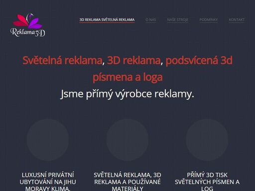 výroba světelné reklamy a 3d reklamy, polystyrenové nápisy, 3d písmena,3d tisk písmen na 3d tiskárně