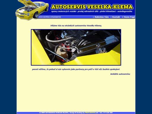 opravy motorových vezidel.