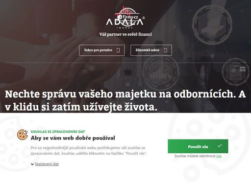 jsme tým specialistů na správu vašeho majetku? zabýváme se svěřeneckými fondy, uchováním hodnoty majetku a investičními příležitostmi ?724 708 224