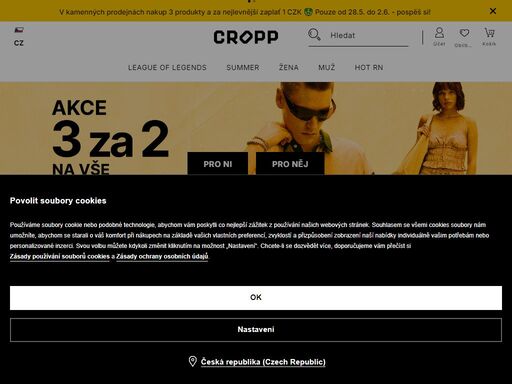 v cropp se zaměřujeme na svobodu, což je ztělesnění městského, streetwearového stylu. je to móda, která nezná nudu, boří hranice a je otevřená různým formám komunikace. nemusíš se omezovat - neustále si můžeš hrát s trendy. pamatuj - my inspirujeme, ty si vytváříš svůj styl!