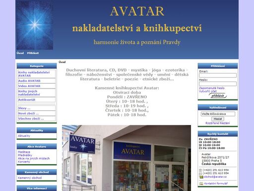 avatar :  - knihy nakladatelství avatar audio avatar video avatar knihy jiných nakladatelství antikvariát nakladatelství a knihkupectví avatar