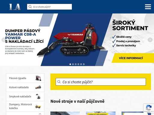 www.1a-pujcovna.cz