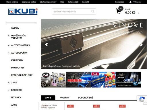 osvěžovače vzduchu, autokosmetika a autodoplňky značek mister fresh, aroma car, dr. marcus, falcon, k2, nigrin, versachem, unitec a další.
