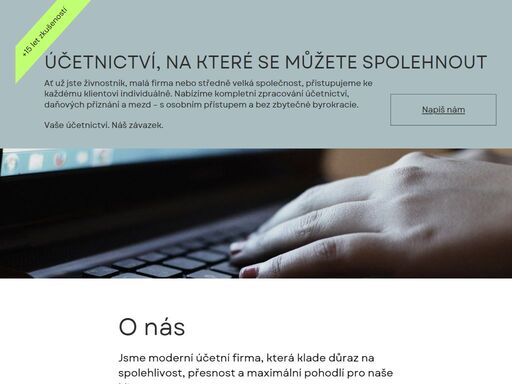 nabízíme kompletní zpracování účetnictví,
daňových přiznání a mezd – s osobním přístupem a bez zbytečné byrokracie.