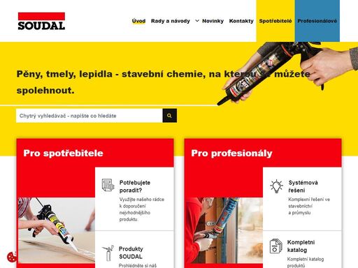 výrobce stavební chemie soudal, na kterého se můžete spolehnout! ? v naši nabídce najdete pěny, tmely, lepidla a mnoho dalšího. ???>?