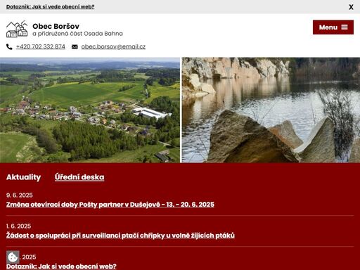 obec boršov se nachází v okrese jihlava, kraj vysočina.