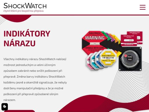 chraňte své zásilky s indikátory shockwatch. nabízíme řešení pro monitorování přepravních podmínek a ochranu vašeho zboží před poškozením.