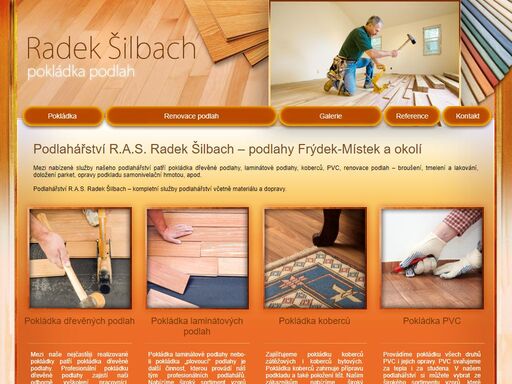 pokládka dřevěné, pvc, plovoucí podlahy a renovace podlah je podlahářství r.a.s. radek šilbach. 