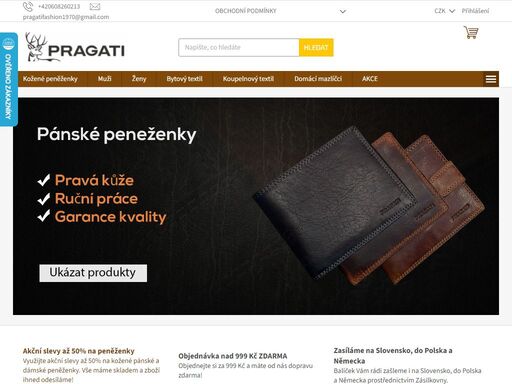 kožené peněženky, opasky, kasírky a další výrobky z pravé kůže. ruční práce, záruka kvality, 50 dní na vrácení.
