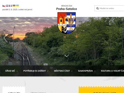 sledujte dění v mč praha - satalice. aktuality, důležité informace, kontakty a komunikace s úřadem.