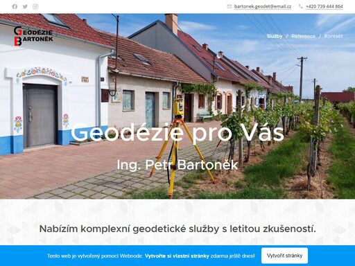 geodézie pro vás, po celé moravě