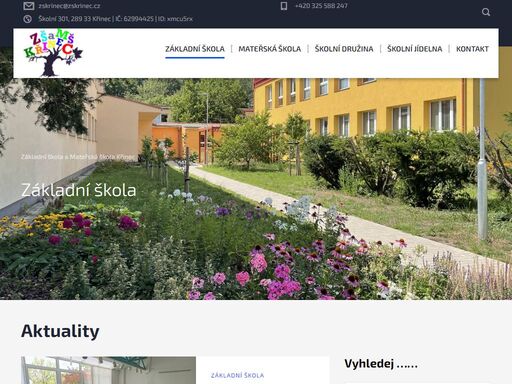 základní škola a mateřská škola křinec