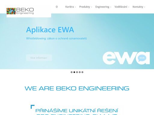 beko engineering - přinášíme unikátní řešení pro engineering, plm a it