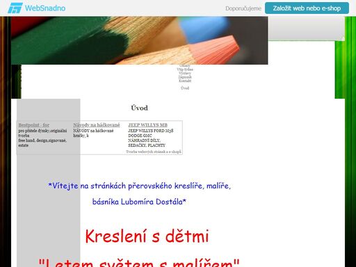 kreslený humor, reklama, propagace, výtvarná výchova