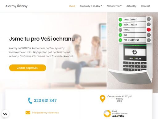 poskytujeme profesionální služby na zabezpečení soukromých i firemních objektů v praze a středních čechách.
