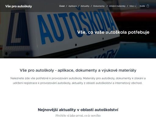 online nástroje a výukové materiály pro autoškoly. aplikace pro žáky skupin c, d, e, dokumenty, legislativa a příprava učitelů autoškol.