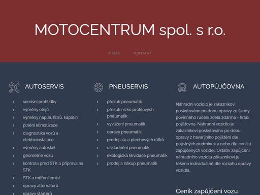 přezutí pneumatik, přezutí nízko profilových pneumatik, vyvážení pneumatik, opravy pneumatik, prodej alu a plechových ráfků, uskladnění pneumatik, ekologická likvidace pneumatik, prodej a nákup pneumatik