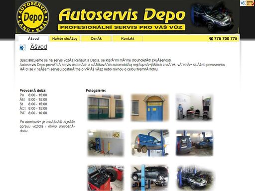 autoservis depo