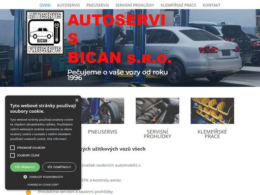 servis všech značek automobilů, připravíme váš vůz na stk a emise, zajistíme likvidaci pojistných událostí, čištění vozidel ozonem a servis klimatizací. pečujeme o vaše vozy od roku 1996 - váš autoservis v praze - hostivaři.