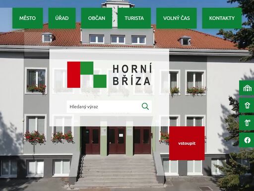 oficiální stránky města horní bříza