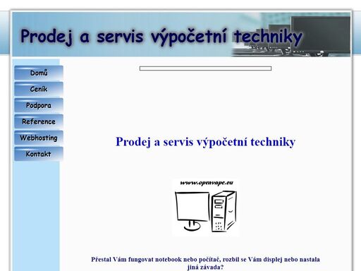 prodej, servis výpočetní techniky, počítače, notebooky, sítě, levná výpočetní technika