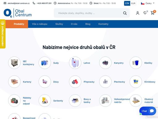nakupte za skvělou cenu obaly na cokoliv. máme pro vás ibc, sudy, kanystry, lahve a mnoho dalšího.