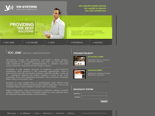 tvorba www stránek, e-shop, intranet, informační systémy, zakázkové programování