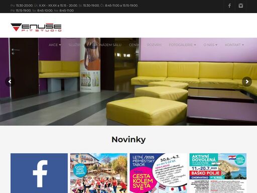 fitstudio venuše cvičení kladno