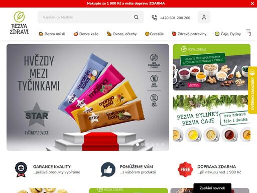 müsli, cereálie, lupínky, semínka a další mňamky na bezva-musli.cz. vše skladem. odběrná místa po celé čr. doprava od 1900 kč zdarma. rychlé dodání. typy: sušené ovoce, lyofilizované ovoce, bezlepkové cereálie, celozrnné cereálie, bezlepkové müsli, spékané müsli, lupínky, vločky. pečlivě vybíráme suroviny.